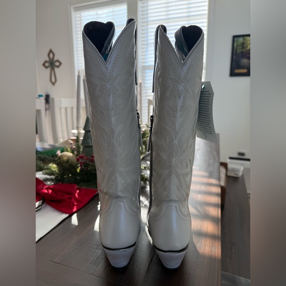 Lane Smokeshow Champagne Cowgirl Boots Size 8 - Picture 4 of 6